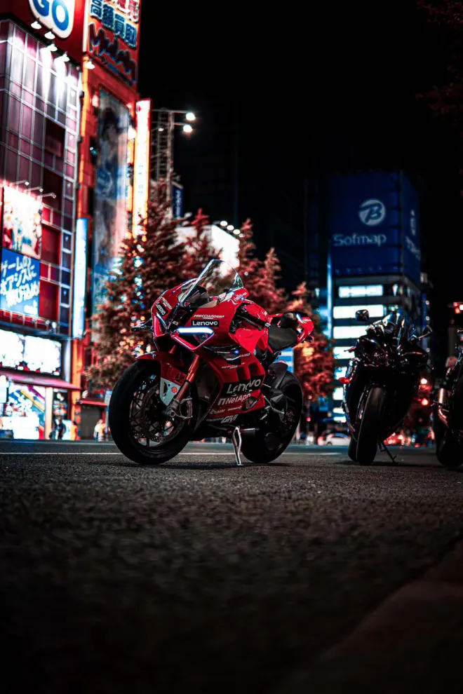 Motorbike parked, Tokyo