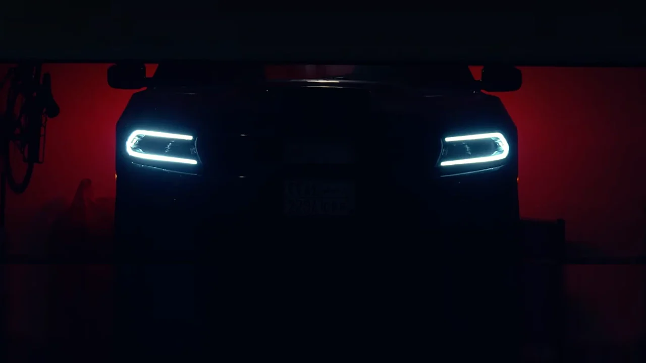 Night driving still from Dodge Charger Midnight Drive