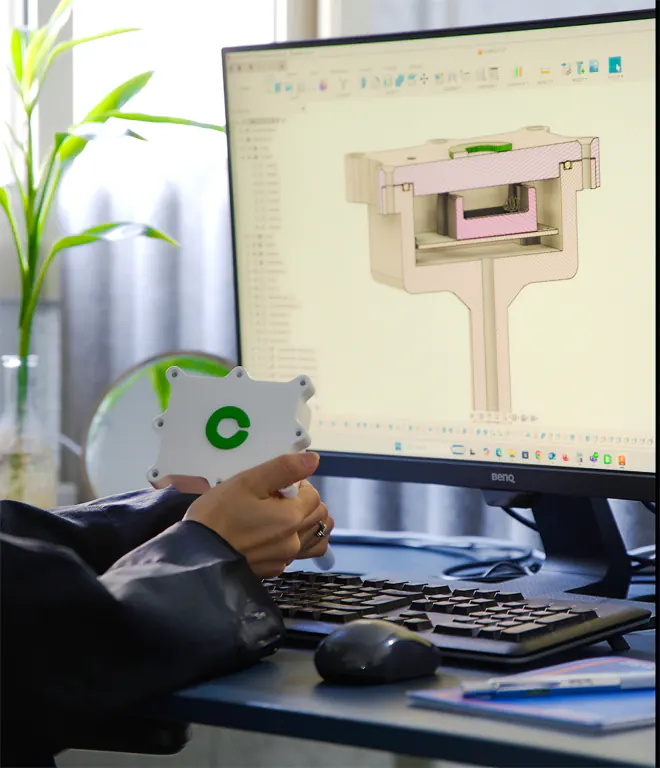 Design work on screen