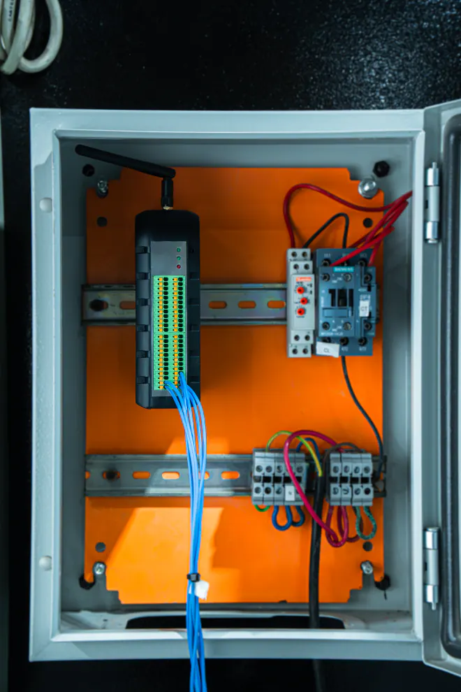 Control panel wiring